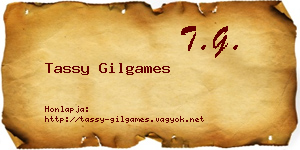 Tassy Gilgames névjegykártya